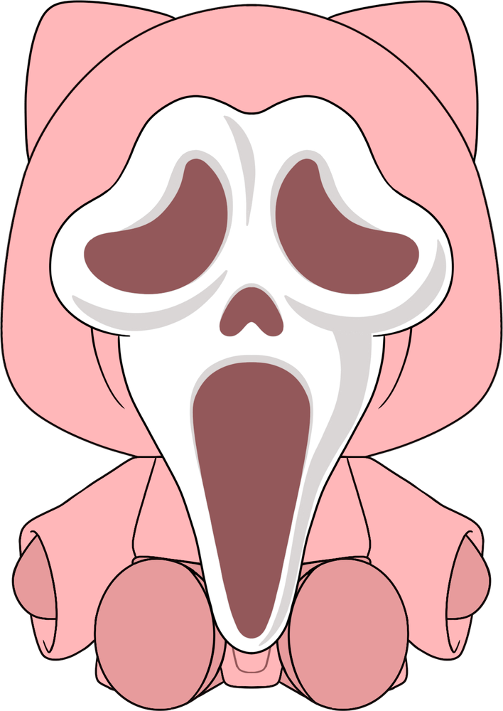 Pink Ghost face